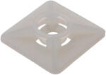 SapiSelco Set suporti cu adeziv patrat mare 27x27mm alb 100buc BAS. 2MT. 508 SapiSelco Italy (BAS.2MT.508)