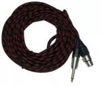 Cabletech Cablu microfon XLR mama la 6.3mm Jack MONO tata 3m Cabletech (15527)