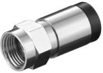 Well Mufa conector F tata cu compresie pentru cabluri cu diametrul exterior de 7mm Well (FC-7.0CP-WL) - balutatech