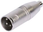 BST Adaptor audio tata XLR - RCA mama metal BST 18-5580 (18-5580) - balutatech