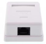 Well Priza simpla UTP cat6 RJ45 neecranat pe tencuiala Well (LANBOX-SM-U6-WL) - balutatech