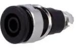 GBC Bucsa panou pentru conector banana 4mm negru GBC 18505802 (18505802) - balutatech