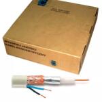 Cabletech Cablu coaxial RG59 si 2x0.35mm Cabletech (KAB0027) - balutatech