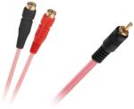 Cabletech Cablu adaptor Y RCA la 2x RCA mama 0.2m Cabletech (KPO2615) - balutatech