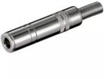 Goobay Mufa Jack 6.35 mm stereo mama metal Goobay (11071) - balutatech