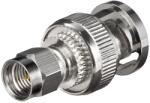 Goobay Adaptor SMA tata la BNC tata Placat cu aur pentru cablu RG 174 U 11855 Goobay (11855)