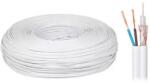 Cabletech Cablu coaxial 75ohmi K-60 5.8mm cupru cupru si alimentare 2x0.5mm cupru Cabletech KAB0547 (KAB0547)