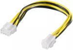 Goobay Cablu adaptor de alimentare PC ATX12 P4 4 pini tata la PCIe 8 pini mama 0.2m Goobay (51358)