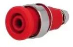 GBC Bucsa panou pentru conector banana 4mm rosu GBC 18505800 (18505800) - balutatech