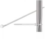 FixPOINT Coliere plastic strangere cabluri 310x4.8mm transparent 100buc fixPoint (17051)