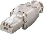 Goobay Mufa tata RJ45 CAT6A STP metal ecranata cablu max. 9mm AWG 22 - AWG 24 montare fara cleste 38292 Goobay (38292) - balutatech
