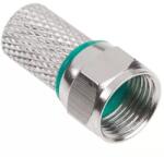Cabletech Mufa F RG6U cupru HQ dublu izolata inel verde (WTY0623) - balutatech