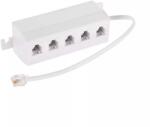 Cabletech Cablu adaptor telefonic RJ11 6P4C la 5x6P4C pe fir Cabletech (TEL0018) - balutatech