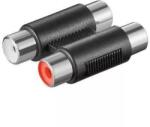 Goobay Adaptor prelungire 2x RCA mama la 2x RCA mama Goobay (11607) - balutatech