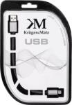 Krüger&Matz Cablu USB la micro USB 1m Profesional KrugerMatz (KM0324)