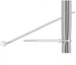 FixPOINT Coliere plastic strangere cabluri 292x3.5 mm transparent 100buc fixPoint (17049)
