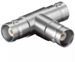 Goobay Adaptor BNC la 2x BNC mama T contacte aurite Goobay (11574)