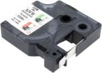 DYMO Marcaje termocontractabile alb-negru 1, 5m (18053)