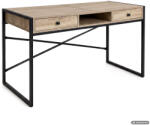 AKORD Birou industrial cu 2 sertare si raft, stejar Sonoma, 123x48x80, 5 cm (AK-26968733)