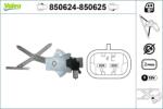 VALEO Mecanism actionare geam VALEO 850625 (850625)