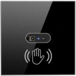 Tuya Intrerupator inteligent cu infrarosu, Tuya, Life Smart, Wi-Fi, fara nul, 1 canal, 16A, sticla securizata, compatibil Amazon Alexa/Google Assistant, Negru @Smartwiz