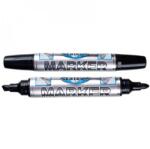 Centrum Marker permanent negru, cu 2 capete, CENTRUM (CT84120)