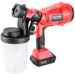 EXTOL PREMIUM gép 2 akkus festékszóró gép, Share20V, 20V, Li-ion, 1db akku, 1db töltő, 2000 mAh, 700 ml/perc (8891862)