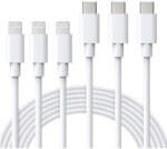 quandes Set 3 buc cablu date 1M, 37W, typ C pentru iphone 14, 13 pro, 12 pro max, 11, QUANDES®