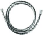 SCHÜTTE Furtun duș Elmo, plastic crom/negru, 150 cm (63850)