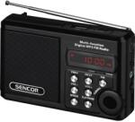 Sencor SRD 215 B hordozható FM rádió USB és Micro SD MP3 lejátszással