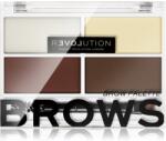 Revolution Relove Colour Cult paletta a szemöldök sminkeléséhez árnyalat Dark 3, 2 g