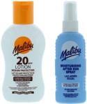 Malibu SPF20 Védő Testápoló 100ml + Napozás Utáni Spray 100ml, 2 db-os szett (210820231921)