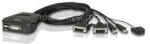 ATEN KVM Switch 2PC USB (CS22D) (CS22D) (CS22D)