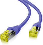helos Cablu twisted pair Cat 6a lila 10m, cu conectori RJ45 si ecranare S/FTP, AWG26/7 LSZH helos GHMT (191052)
