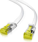helos Cablu twisted pair Cat 6a ultraplat U/FTP RJ45 alb 1m AWG32 helos (205256)