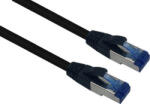 helos Cablu twisted pair KAT 7 helos Patchkabel Cat 6a Outdoor RJ45 negru 45m AWG26/1 (205589)