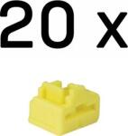 Lindy RJ-45 Port Blockers, 20 bucati, material ABS, Yellow (LY-47901)