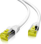 helos Cablu twisted pair CAT 6 helos Patchkabel Cat 6a S/FTP RJ45 alb 1m, conductor AWG26/7, material LSZH (118143)