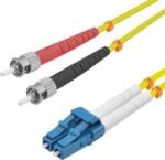 helos Cablu fibra optica helos Duplex 3, 0mm LC-ST 9/125m galben 7, 5m LSZH (126390)