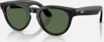 Ray-Ban Meta HEADLINER Low Bridge Fit - Shinny Black - G-15 Green GEN2 Ochelari 3D