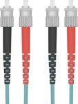 helos Cablu fibra optica helos Duplex 3, 0mm ST-ST 50/125m albastru 10m LSZH (126405)