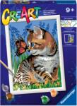 Ravensburger Set de pictură după numere Ravensburger CreArt - Cei mai buni prieteni (28935)