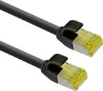 helos Cablu twisted pair CAT 7 helos Patchkabel Ultraslim S/FTP RJ45 negru 10m AWG28/7 LSZH GHMT (333100)