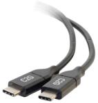 C2G USB 2.0 Type C Összekötő Fekete 90cm 88827 (88827)