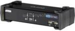 ATEN 2 portos KVM switch, (billentyűzet, video, egér) elosztó, és USB 2.0 Hub CS1762A-AT-G (CS1762A-AT-G) (CS1762A-AT-G)
