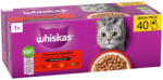 Whiskas 40x85g Whiskas 1+ Adult klasszikus válogatás szószban nedves macskatáp