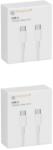 quandes 2 x Cablu de date compatibil cu iph 16, 15, 15 pro, 16 pro, 16 pro max Type-C to Type-C, 2m, 67w