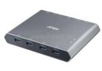 ATEN 2-Port 4K DisplayPort USB-C KVM Dock Switch (US3311-AT-G) (US3311-AT-G) (US3311-AT-G)