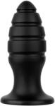 BUTTR Aftershock - dop anal uriaș (negru) - 23 cm (8719934037618)