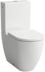 Laufen Pro X csendes öblítésű kerámia monoblokk WC csésze Rimless, matt fehér H8248617570001 (H8248617570001)